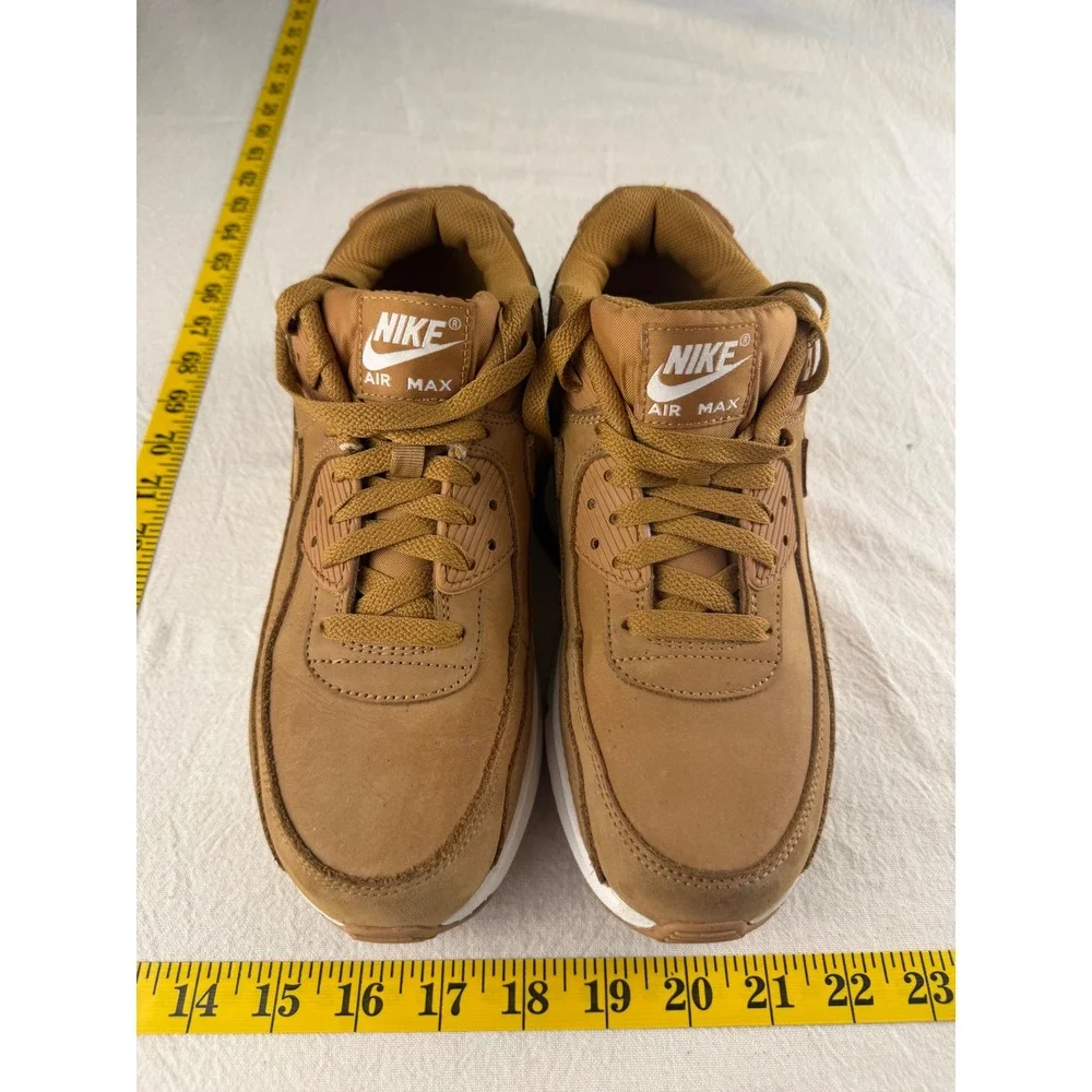 Nike Air Max 90 Sneakers 7Y 8.5-Women 7-Men Tan HF6358-200 Wheat Preppy Casual